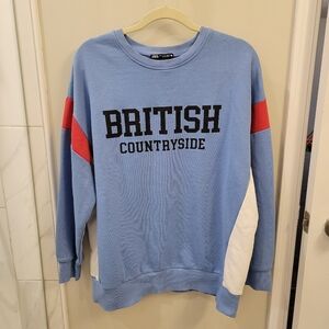 Zara Blue Sweater Size Medium.
